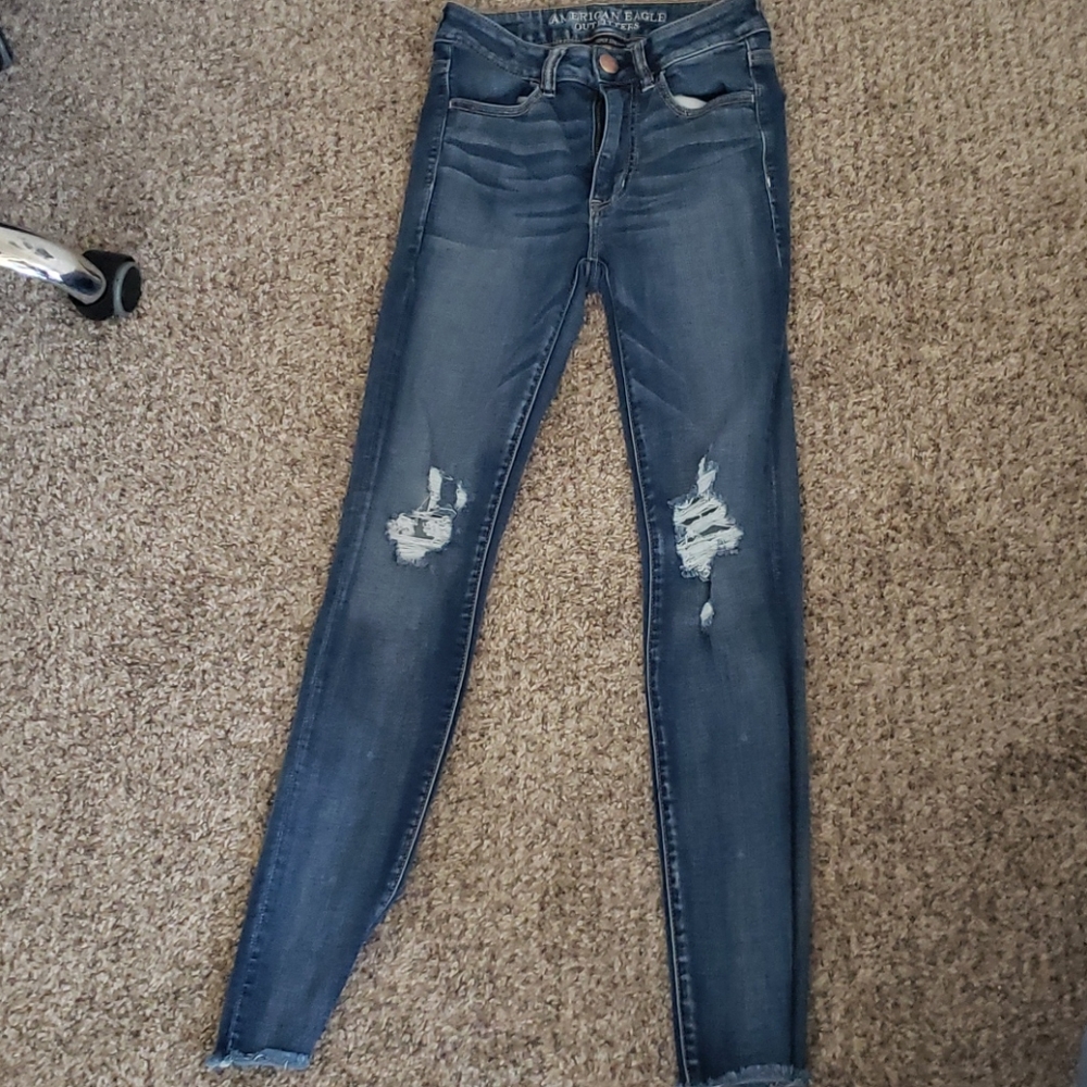 High rise jeggings